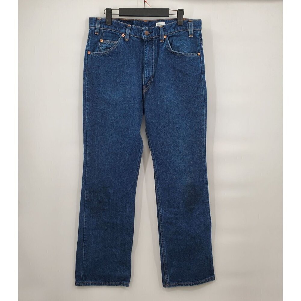 Levi's 517 High Rise Straight Leg Denim Jeans Vintage 100% Cotton 34x30 Men